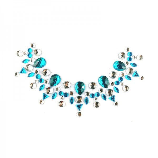 Neck jewels 001 turquoise silver