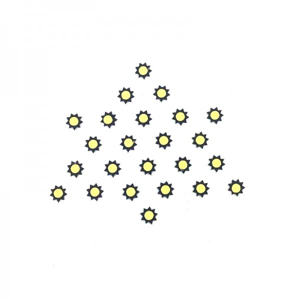 Star Bindi 10 Light Yellow