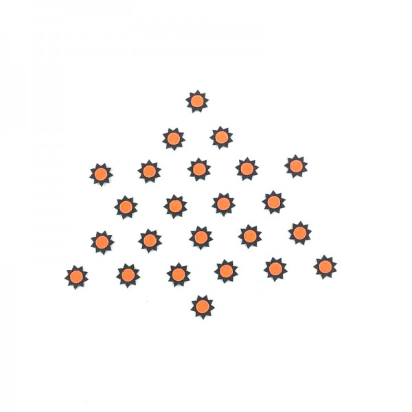 Star Bindi 11 Orange