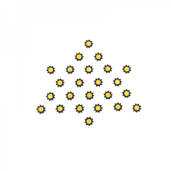 Star Bindi 12 Yellow