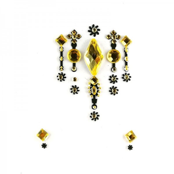 All gold face jewels 019